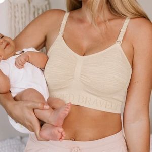 Size Large Kindred Bravely Nursing and Pumping Bra Bundle